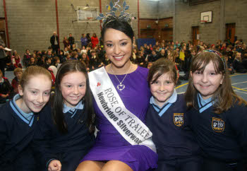 Rose of Tralee visit to Milford National school 4